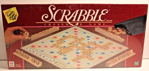 VINTAGE 1998 SCRABBLE CROSSWORD BOARD GAME NEW SEALED MILTON BRADLEY #4024