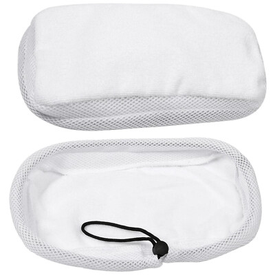 2 Tücher Pads passend für EASY STEAM D6207 D6428 D6429 Dampfreiniger Wischmop Mikrofaser