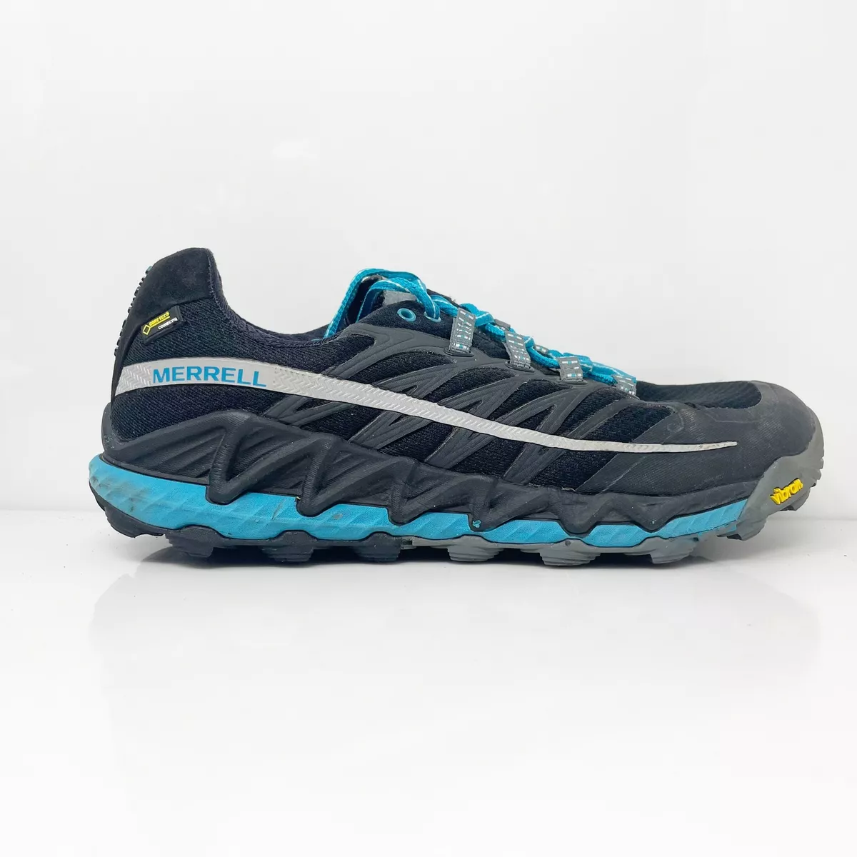 Merrell Womens All Out Peak Gore Tex J04332 Black Hiking Shoes Sneakers Size 9