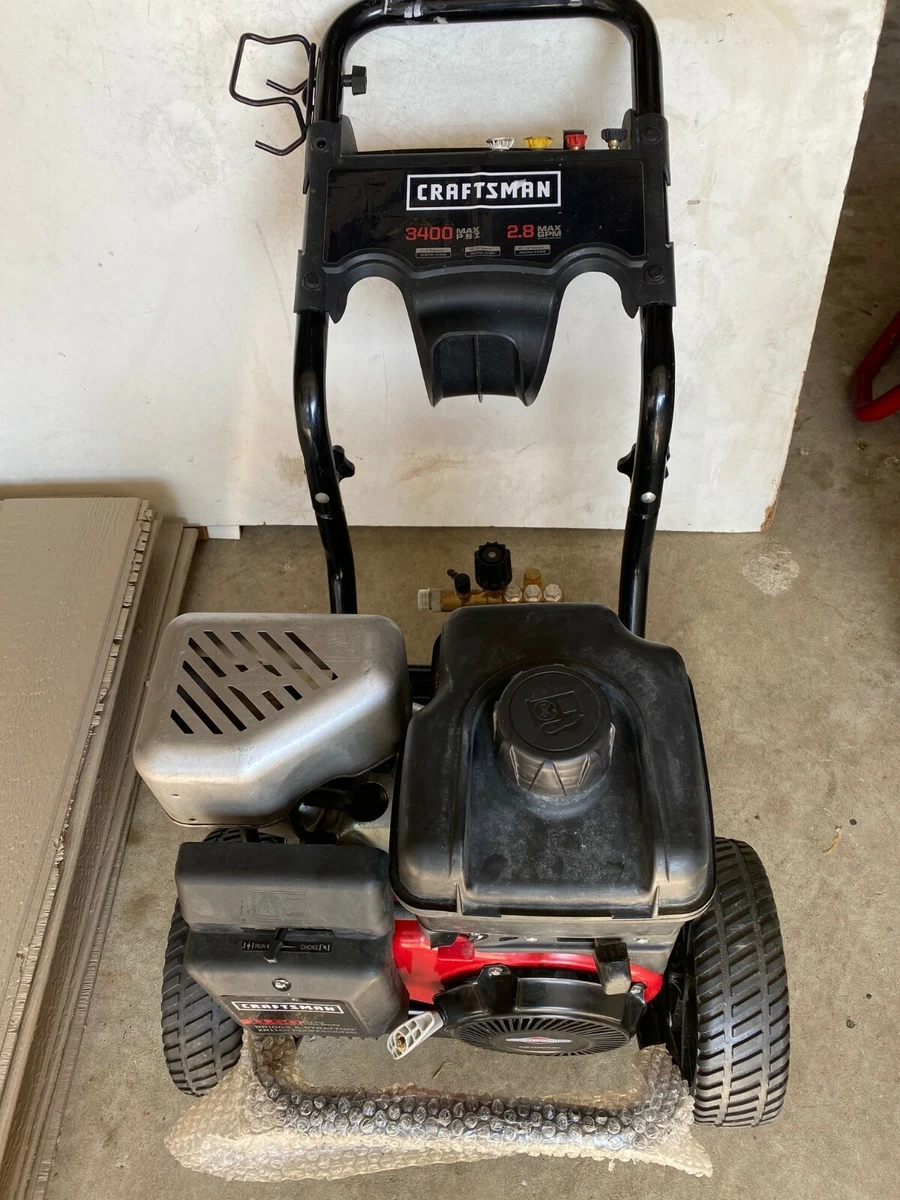 Craftsman 580.752441 3400 PSI 2.8 GPM 4 Cycle Gas Pressure Washer
