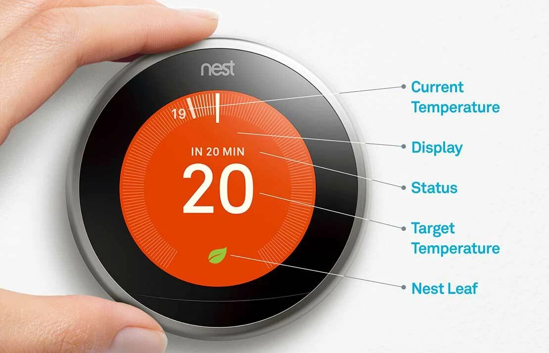 Certified: Google Nest 3rd Gen Learning Thermostat -- Stainless Steel T3007ES