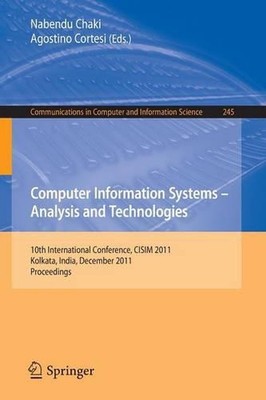 Computer Information Systems - Analysis and Technologies: 10th International Con