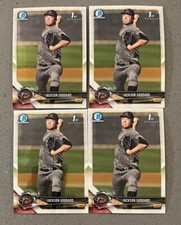 4 Lot 2018 Bowman Chrome Draft 1st Baseball #BDC-147 Jackson Goddard Base Rookie