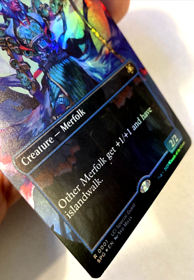 MTG Lord of Atlantis BORDERLESS FOIL Lost Caverns of Ixalan