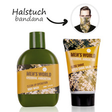 ✅ Männer Geschenk  Männerpflege  Geschenkeset Bandana After Shave Balm Body Wash