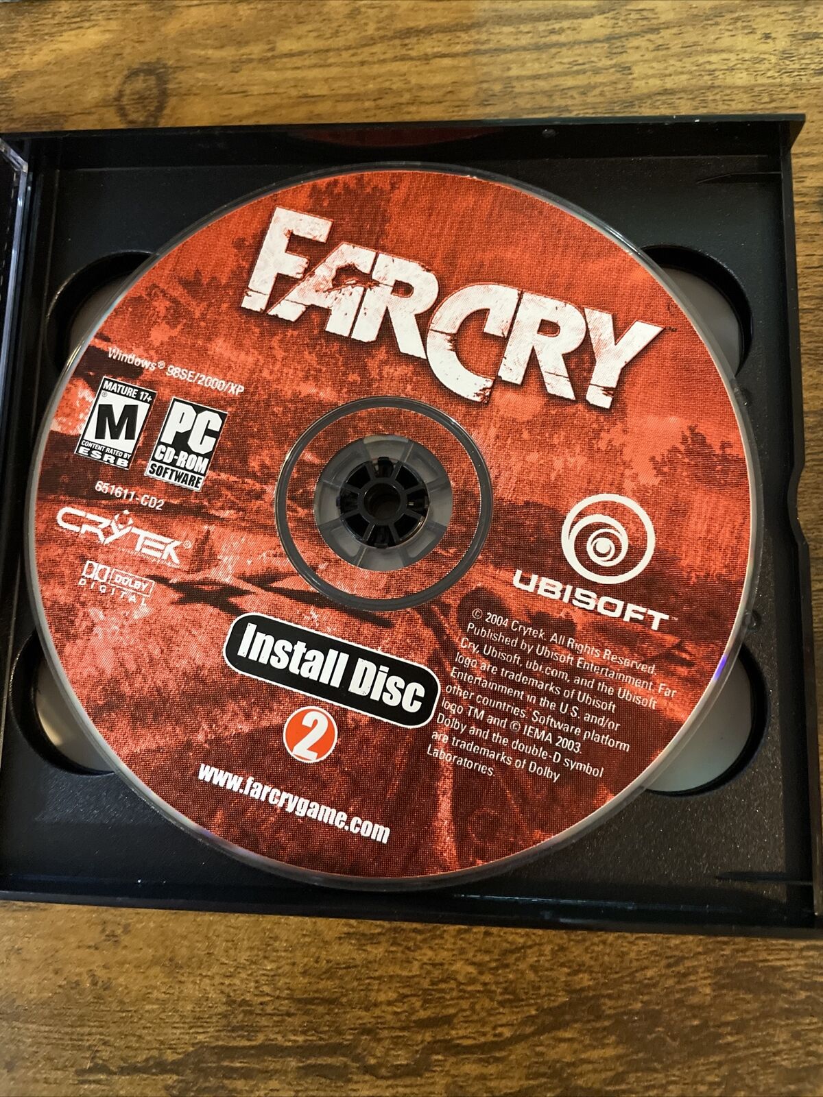 Far Cry 1 Ubisoft PC Game CD ROM Set (2004, Far Cry) All Discs / 5 Disc /  Extra.