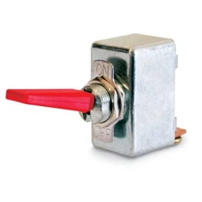 PHILMORE-30-12242 Red SPST Toggle Switch, 50A @ 12VDC AUTO - MARINE USE- MEDICAL