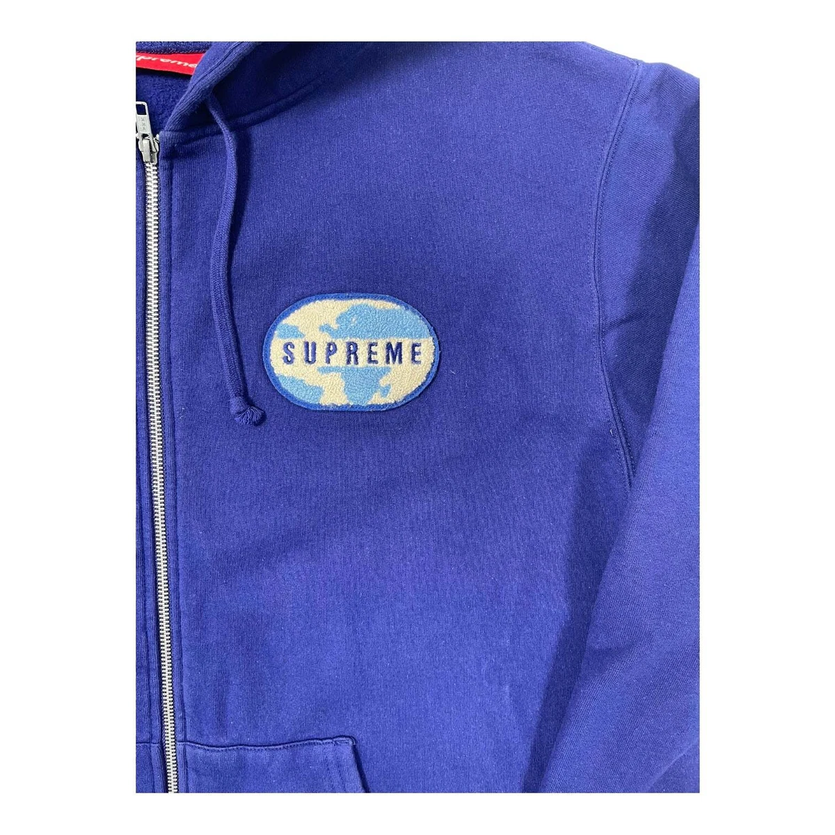 supreme world famous zip up hoodie