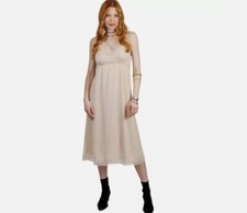NWT Band of the Free Amalie Lace Cami Midi Slip Dress Ivory M