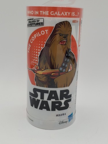 Star Wars Galaxy Of Adventures Chewbacca: Action Figure 3,75″ Con Mini Fumetto E QR Code