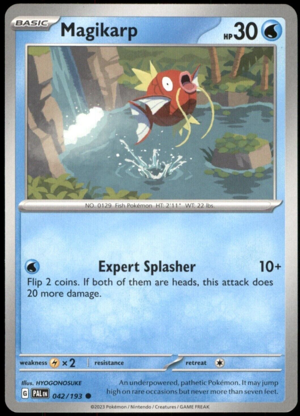 Magikarp Pokemon TCG Card 042/193
