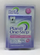 Plan B One Step Emergency Contraceptive 1 Tablet Exp 1/26