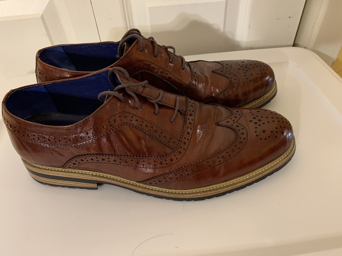 Jeremy Clarke Mens Sz 12 Oxfords Brown Casual Dress Shoes | eBay