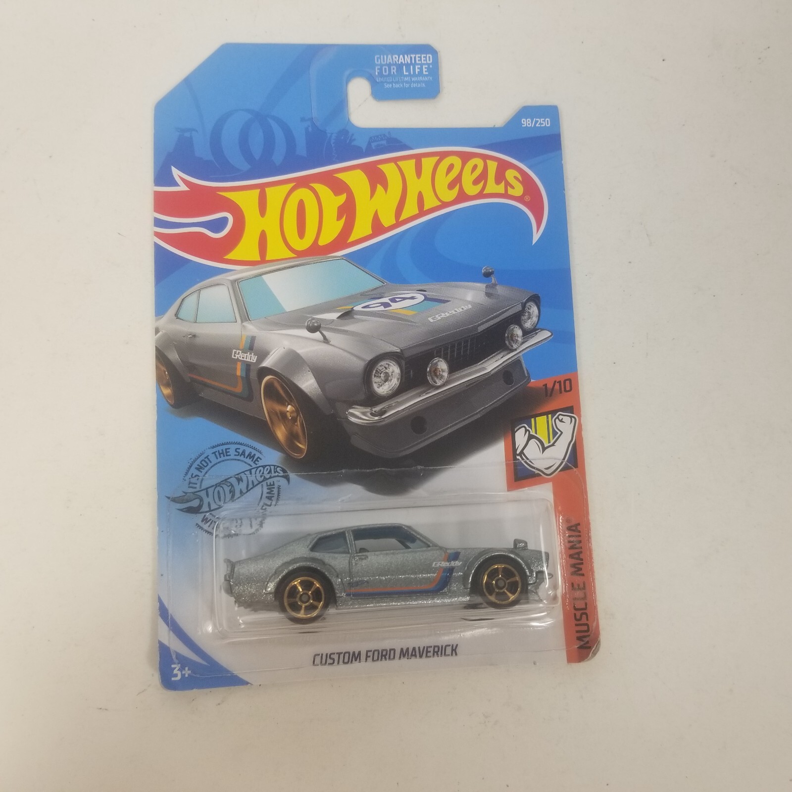 Hot Wheels Custom Ford Maverick 2018 Muscle Mania 1/10 - Silver