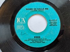 45 rpm Rare Soul Edee When He Calls Me / Make It Last ICA 022