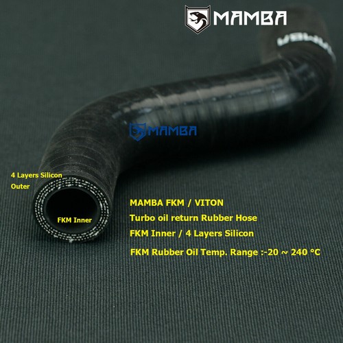 Tubo de retorno de aceite FKM TURBO 09~ Citroen C2 C4 D3 1.6 HDI DV6A DV6D TD02H2-07TVT - Imagen 3 de 12