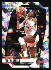 Temi Fagbenle 2024 Panini Prizm WNBA Ice Prizms #136 Indiana Fever