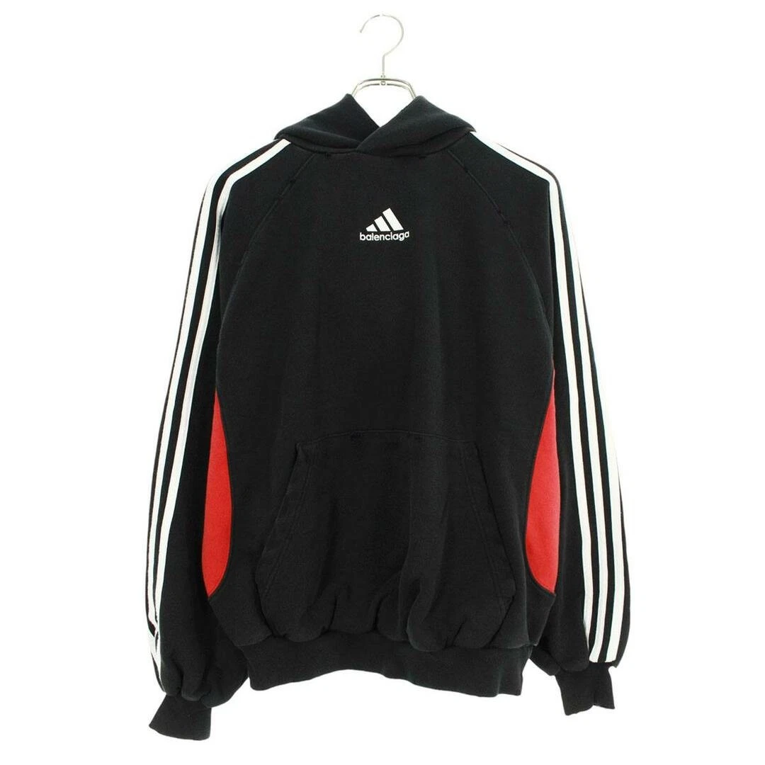 Maglione oversize Balenciaga x adidas 23AW 715001 TNVA8 logo ricamo usatocio