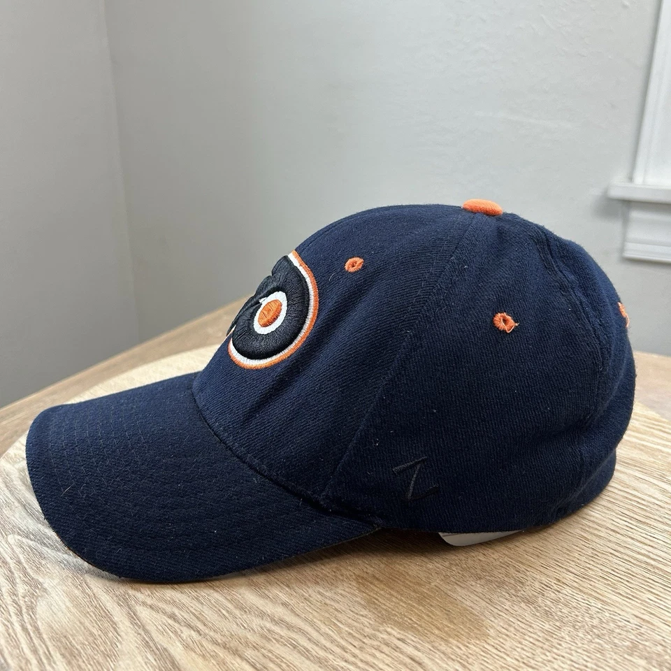 VTG 90s Philadelphia Flyers Stretch Fitted Hat Adult S Black Cap by Zephyr VGC - Image 4 of 4