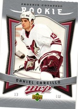 2007-08 MVP Hockey DANIEL CARCILLO Rookie #316 Phoenix Coyotes