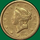 1851 Liberty Head Gold Dollar Choice Extremely Fine XF+/AU Coin #38122