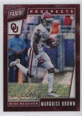 2019 Father's Day Football Prospects Rain 17/199 Marquise Brown Rookie RC fm0