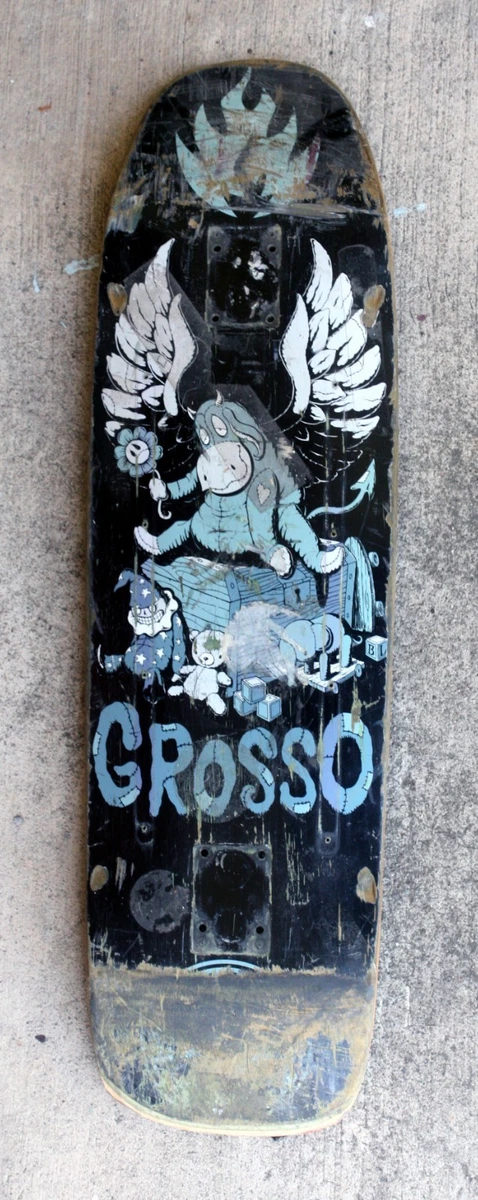 Jeff Grosso In Vintage Skateboarding & Longboarding Equipment for
