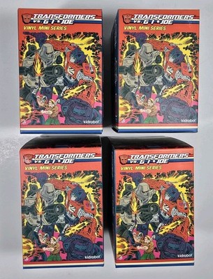 Kidrobot - Transformers Vs GI Joe Vinyl Mini Series Blind Boxes - MISB Lot of 4
