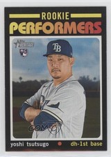 2020 Topps Heritage High Number Rookie Performers Yoshi Tsutsugo #RP-7 0wb1