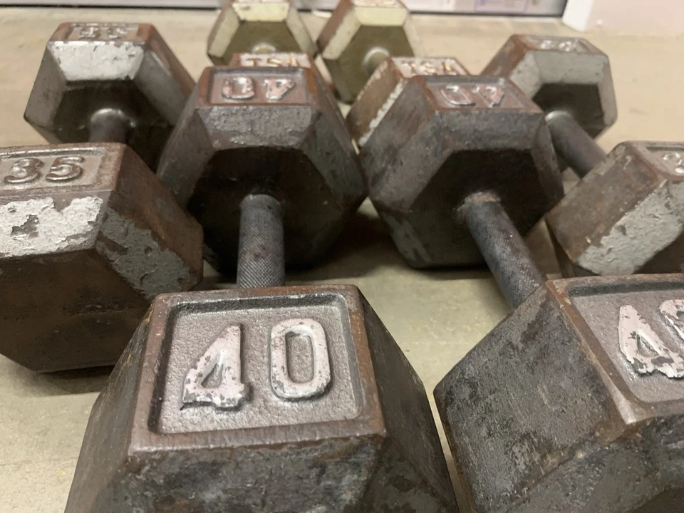 Juego de 6 pesas libres (usado) Foto 2 de 4