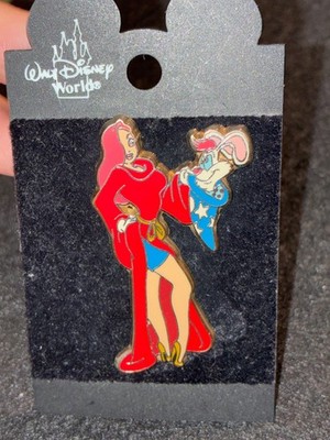 Jessica Rabbit & Roger- Sorcerers Apprentice- Disney Store Fantasia Pin- LE