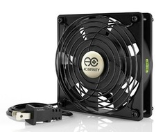 AXIAL Cooling Muffin Fan 115V AC 2 Ball Bearing 120mm 25m LOW SPEED 5" LS1225A-X