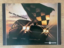 Sunbeam Imp Sport & Sunbeam Stiletto Brochure 1969-1971 - Hillman Rootes