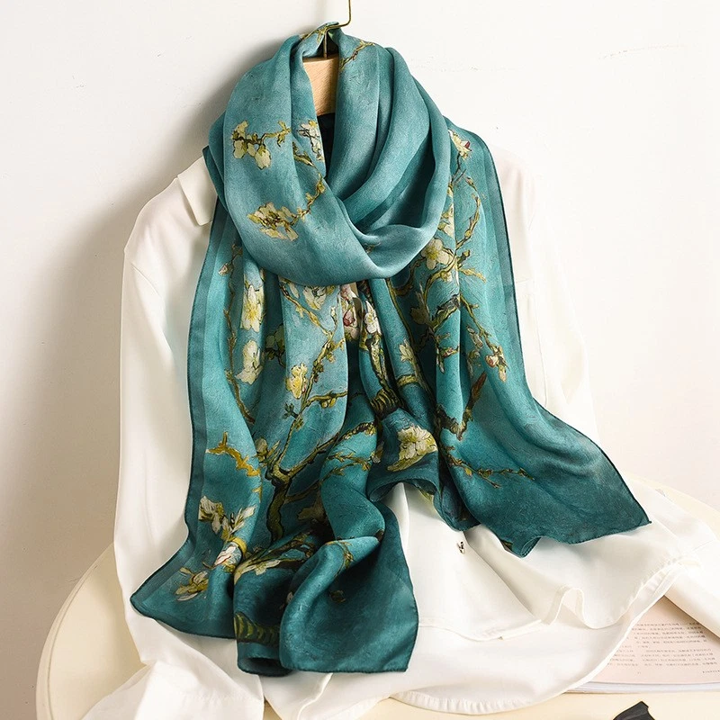 100% Mulberry Silk Scarves Womens Elegant Large Long Shawl Wraps 69"*26" Gifts
Opens in a new window