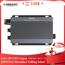 RENOGY 12V/24V 50A DC-DC Charger w/MPPT For RV, Marine Lithium/AGM/Gel Batteries