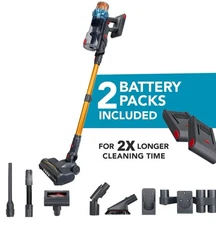 ePro Select EV2911RT Cordless Stick Vacuum with 2 Batteries, 6 Tools