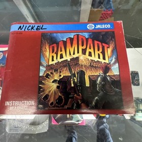 Yoshi & Rampart  NES Nintendo Instruction Manual Booklet Only