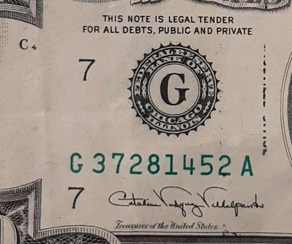 1988-A ANDREW JACKSON TWENTY DOLLAR BILL CHICAGO ILLINOIS 37281452 - Image 2 of 4