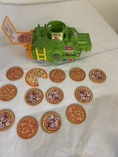 Vtg Teenage Mutant Ninja Turtles-Parts for Pizza Thrower 12 Pizzas & Large Pizza