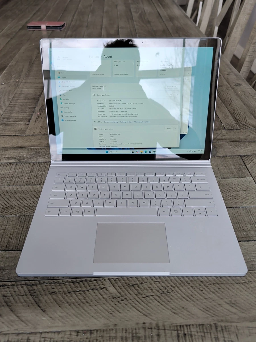 Microsoft Surface Book 2 15-15.9 Inch PC Laptops & Netbooks for