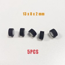 5pcs-13x8x2mm Pinch Roller for Most Cassette Decks Boomboxes Part Replacement