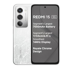 Redmi 15 5G Frosted White 6GB 128GB 50MP AI Camera Snapdragon 6s Gen 3