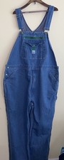 Liberty Denim Bib Overalls Farmer Carpenter Unisex Measures 48x30