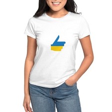 CafePress I Stand With Ukraine Women's Dark T Shirt Women's T-Shirt 904374994