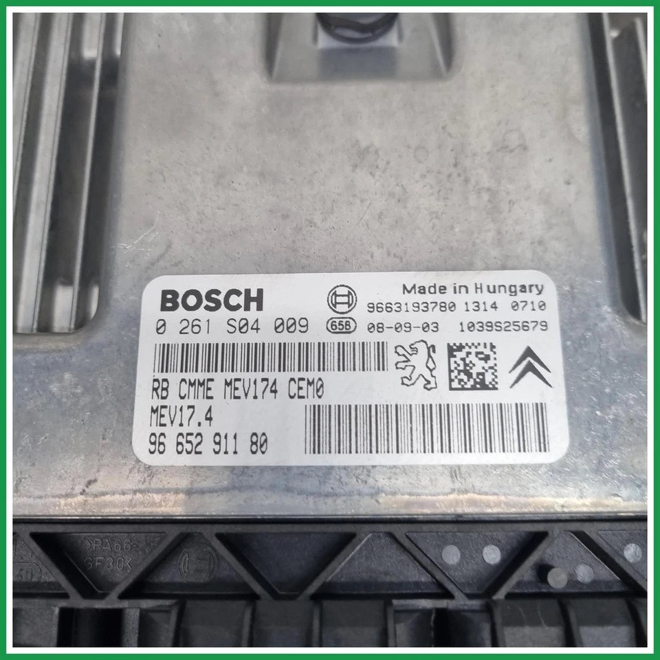 Centralina Motore Iniezione Bosch 0261S04009 Peugeot 207 9665291180 2007 2009   - Immagine 4 di 4
