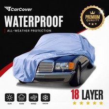 Mercedes-benz 420se 420sel 500se 500sel 1979-1991 Waterproof Car Cover 18 Layer