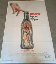 MOVE  1970 Elliott Gould Vintage Original Movie Poster 27x41