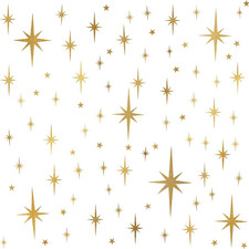 Star Wall Stickers Girls Room Wall Decals Sparkle Wall Decor Stick and Peel Go