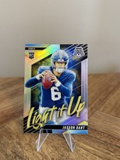 2025 Panini Mosaic - Light It Up Mosaic Jaxson Dart #8 Silver Prizm (RC)