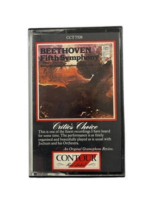 Beethoven Fifth Symphony Cassette Tape Contour Label CCT7526 Vintage Classical
